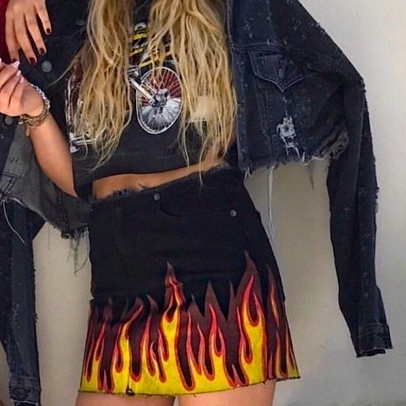 Carmar Dresses & Skirts - Carmar mini flame skirt